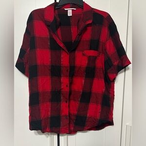 Victoria's Secret Plaid PJ Set